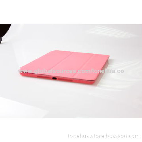 Pure color folding tablet sleeve for iPad